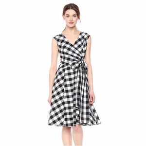 Calvin Klein Gingham Wrap Dress